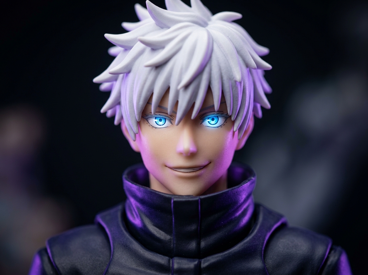 Satoru Gojo Shibuya Scramble 1/7 Scale Master Action Figure angle 2